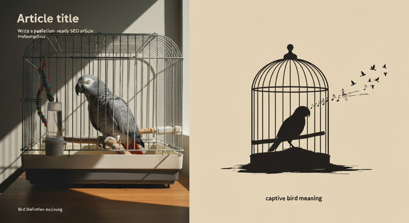 Captive Bird Meaning: Definition, Symbolism & Usage Guide