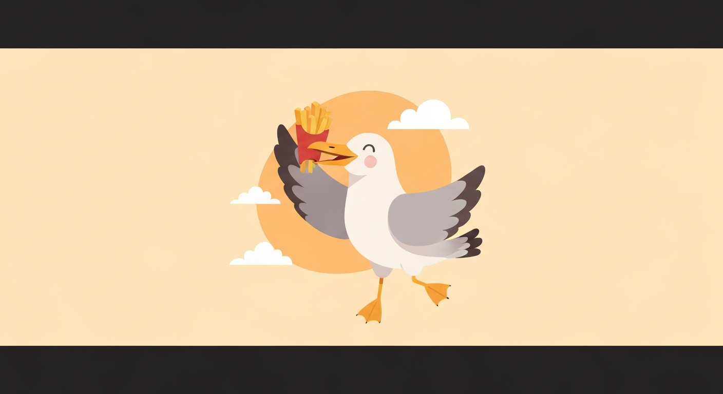 Happier Than a Bird with a French Fry Meaning Explained