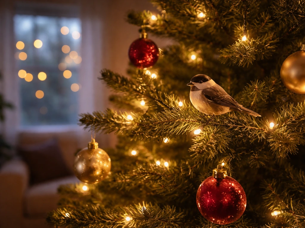 bird on christmas tree meaning